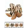 Leopar Desenli Lotus Mandal Toka 8 cm