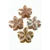 Leopar Desenli Lotus Mandal Toka 8 cm