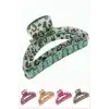Leopar Desenli Oval Mandal Toka 8 cm