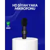 Lightning Girişli 2’li Kablosuz Yaka Mikrofonu Çift Kişilik Kayıt