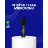 Lightning Girişli 2’li Kablosuz Yaka Mikrofonu Çift Kişilik Kayıt