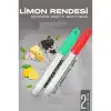 Limon Rendesi - Uzun Peynir Çikolata Sarımsak Rendesi 2 li set 721979