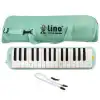 Lino 32 Tuşlu Bez Çantalı Melodika Pastel Yeşil