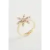 Lotus Zirkon Taşlı Yüzük