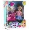 Lovely Mini Bebek Pembe Sepetli Evcil Hayvanlı Oyun Seti