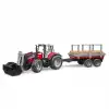 M. Ferguson 7480 ve Kütük Taş. Römork