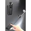 Makaralı Bluetooth Kulaklık Çağrı Cevaplama Kablolu Uzun Pil Ömrü