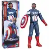 Marvel Studios Titan Hero Serisi Captain America Aksiyon Figürü 30 cm