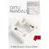 Masa Örtüsü Mandalı Kavisli Plastik 8Lİ Yaylı Klips 718290