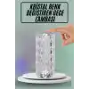 Masa ve Gece Lambası Şık ve Dayanıklı Sensörlü Şarjlı Kristal Lamba