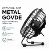 Masaüstü Mini USB Fan - Metal Gövdeli - Ultra Sessiz