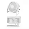 Masaüstü Mini USB Fan - PVC Gövdeli - 360° Ayarlanabilir