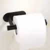 Mat Siyah Kendinden Yapışkanlı Tuvalet Kağıtlığı