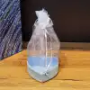 Mavi Kalp Tasarımlı Tül Kese