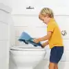 Mavi Kulplu Çocuk Klozet Adaptörü