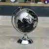 Metal Ayaklı Siyah Dünya Küresi