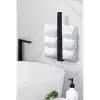 Metal Mat Siyah Havluluk