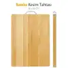 Metal Saplı Bambu Kesim Panosu