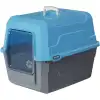 Mikopet Deluxe Mavi Kapalı Kedi Tuvaleti