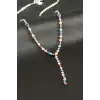 Mineli Boncuklu Y Kolye