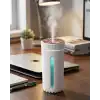 Mini Araç Nemlendirici 5 Esans Hediyeli USB Işıklı Koku Difüzörü