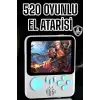 Mini Atari El Atarisi 3.5 inç Ekran Çift Konsol 666 Adet Retro Oyun Gameboy El Atarisi