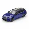 Mini GT 1/64 BMW M5 Touring (G99) MarinaBay Blue Metallic