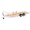 Mini GT 1/64 Car Hauler Trailer White MGTAC21