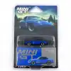 Mini GT 1/64 Mazda Miata MX-5 (NA) Tuned Version Dark Blue - Blister Paket