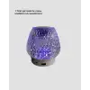 Mini LED Işıklı Bluetooth Hoparlör 5W Kristal Desenli 1200 mAh Şarjlı