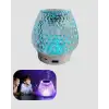 Mini LED Işıklı Bluetooth Hoparlör 5W Kristal Desenli 1200 mAh Şarjlı