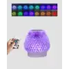 Mini LED Işıklı Bluetooth Hoparlör 5W Kristal Desenli 1200 mAh Şarjlı