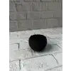 Mini Siyah Dekoratif Saksı 5 cm Modern Masaüstü Bitki Saksısı