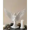Minimalist Melek İnsan Figürlü 3D Heykel Dekoratif Biblo Ev Dekoru