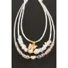 Miyoki Boncuk Küp Kristal Kolye 1 Adet