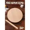 34 Cm Merdaneli Hamur Açma Masası
