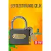 Çelik Asma Kilit 50 MM 3 anahtarlı Sonax Design