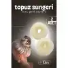 Gold Saç Topuz Süngeri 2 ADET 10 CM Çap 4 cm Kalınlık