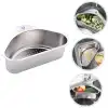 Inox Lavabo Köşe Süzgeci Organizer 304 Paslanmaz Çelik