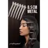 Saç Klipsi Metal Toka Profesyonel 6 Adet