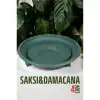 Tekerlekli Saksı Altığı 4 ADET 37 CM YEŞİL