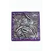 Mor Renkli Zr Şifon Fular 50*50 cm