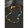 Nazar Mineli Zincir Şans Kolye