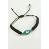 Nazar Oval Makrome İp Bileklik