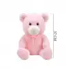 BX 1178P Selay, Oturan Ayı 37 cm Pembe