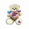 BX PJH2322 Peluş Kalpli Ayı 30 cm