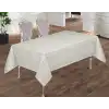 Nevresim Dünyası Dertsiz Masa Örtüsü 160x220 Krem