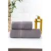 Nevresim Dünyası Gri 2li Havlu Seti