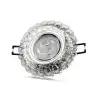 NOAS YL65 1667 Geras Led Çerçeveli 4000K Kristal Cam Spot Kasa - Priz ve Anahtar İçin Uyumlu Çerçeve