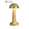 NOAS YL86 1230 Atina Şarjlı Gold Masa Lambası 3 Renk